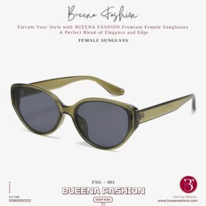 Olive Green Female Sunglass FSG - 102