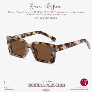 Milk Bean Unisex Wide-Square Sunglass USG - 096