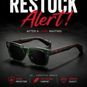 Men's Premium Tortoise Green Sunglass